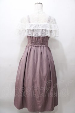 画像2: axes femme POETIQUE / レースケープ付キャミワンピース M ピンク Y-25-08-11-043-AX-OP-SZ-ZY