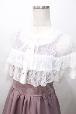 画像3: axes femme POETIQUE / レースケープ付キャミワンピース M ピンク Y-25-08-11-043-AX-OP-SZ-ZY