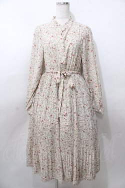 画像1: axes femme POETIQUE / アコーディオンティアードワンピース  生成り Y-25-08-11-044-AX-SK-SZ-ZY