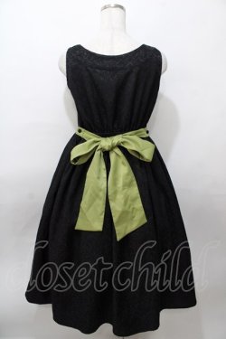 画像2: axes femme kawaii / 牡丹刺繍チャイナジャンスカ M 黒 Y-25-08-11-050-AX-OP-SZ-ZY