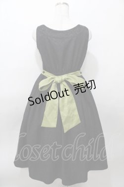 画像2: axes femme kawaii / 牡丹刺繍チャイナジャンスカ M 黒 Y-25-08-11-050-AX-OP-SZ-ZY