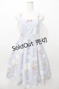 axes femme kawaii / 10thアニバーサリージャンパースカート M サックス Y-25-08-11-051-AX-OP-SZ-ZY