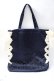 画像2: Maison de FLEUR / レースアップリボントートバッグ  紺 Y-25-08-11-006-LO-BG-SZ-ZY (2)