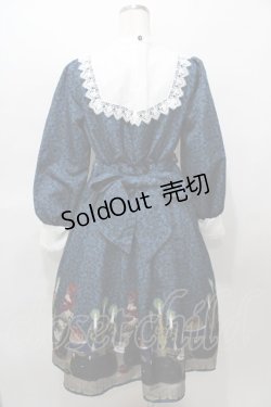 画像2: axes femme kawaii / 猫会ワンピース M 紺 Y-25-08-11-059-AX-OP-SZ-ZT477