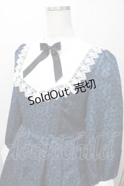 画像3: axes femme kawaii / 猫会ワンピース M 紺 Y-25-08-11-059-AX-OP-SZ-ZT477