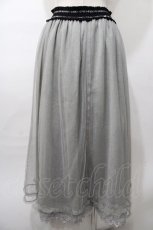 画像2: axes femme / ラメチュールスカート M グレー Y-25-08-11-063-AX-SK-SZ-ZT480 (2)