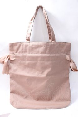 画像2: Maison de FLEUR / キャンバスダブルリボントートバッグ  ブラウン Y-25-08-11-007-LO-OP-SZ-ZY