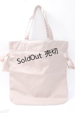 画像2: Maison de FLEUR / キャンバスダブルリボントートバッグ  ブラウン Y-25-08-11-007-LO-OP-SZ-ZY