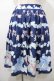 画像1: axes femme kawaii / ランドリー柄スカート M 紺 Y-25-08-11-067-AX-SK-SZ-ZY (1)