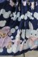 画像3: axes femme kawaii / ランドリー柄スカート M 紺 Y-25-08-11-067-AX-SK-SZ-ZY (3)