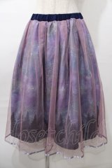 axes femme POETIQUE / ミルキーウェイフレアスカート M ピンク Y-25-08-11-068-AX-SK-SZ-ZY