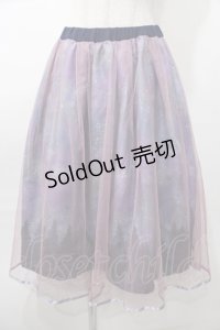 axes femme POETIQUE / ミルキーウェイフレアスカート M ピンク Y-25-08-11-068-AX-SK-SZ-ZY