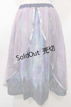 画像2: axes femme POETIQUE / ミルキーウェイフレアスカート M ピンク Y-25-08-11-068-AX-SK-SZ-ZY