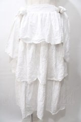 axes femme kawaii / コットンレーススカート  白 Y-25-08-11-081-AX-SK-SZ-ZY
