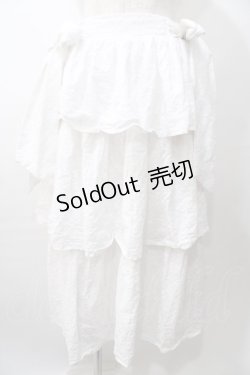 画像1: axes femme kawaii / コットンレーススカート  白 Y-25-08-11-081-AX-SK-SZ-ZY