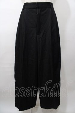画像1: axes femme / モチーフレースワイドパンツ F 黒 Y-25-08-11-086-AX-PA-SZ-ZY