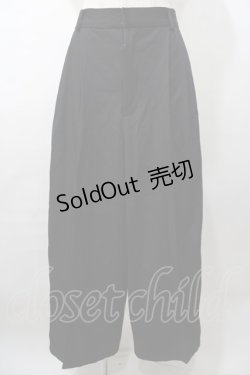画像1: axes femme / モチーフレースワイドパンツ F 黒 Y-25-08-11-086-AX-PA-SZ-ZY