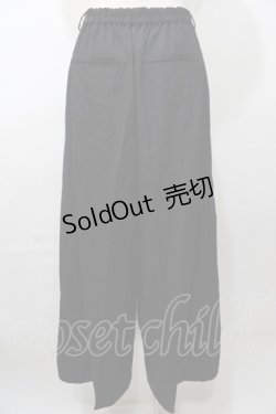 画像2: axes femme / モチーフレースワイドパンツ F 黒 Y-25-08-11-086-AX-PA-SZ-ZY