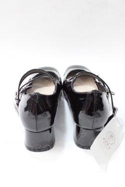 画像3: axes femme POETIQUE / ビジューバックルパンプス M 黒 Y-25-08-11-009-AX-SH-SZ-ZY
