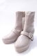 画像1: axes femme POETIQUE / パールバックル付ミドルブーツ M グレージュ Y-25-08-11-010-AX-SH-SZ-ZY (1)