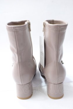 画像3: axes femme POETIQUE / パールバックル付ミドルブーツ M グレージュ Y-25-08-11-010-AX-SH-SZ-ZY