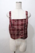 axes femme POETIQUE / チェックセットアップ M ワイン Y-25-08-11-011-AX-OP-SZ-ZY
