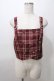 画像1: axes femme POETIQUE / チェックセットアップ M ワイン Y-25-08-11-011-AX-OP-SZ-ZY (1)