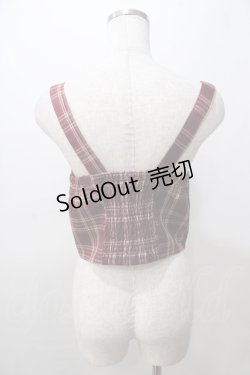 画像2: axes femme POETIQUE / チェックセットアップ M ワイン Y-25-08-11-011-AX-OP-SZ-ZY