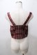 画像2: axes femme POETIQUE / チェックセットアップ M ワイン Y-25-08-11-011-AX-OP-SZ-ZY (2)