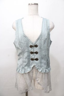 画像1: axes femme / チュールフリルベスト  ミント Y-25-08-11-013-AX-TO-SZ-ZY