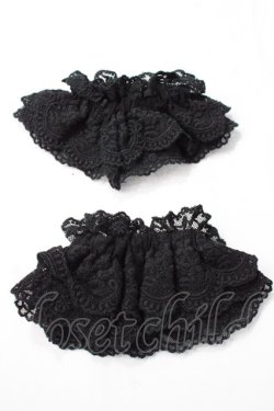画像2: axes femme kawaii / レーシーお袖留め  黒 Y-25-08-11-002-AX-ZA-SZ-ZY