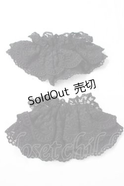 画像2: axes femme kawaii / レーシーお袖留め  黒 Y-25-08-11-002-AX-ZA-SZ-ZY