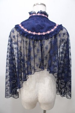 画像2: axes femme kawaii / ブルーミングレースケープ M 紺 Y-25-08-11-018-AX-JA-SZ-ZY