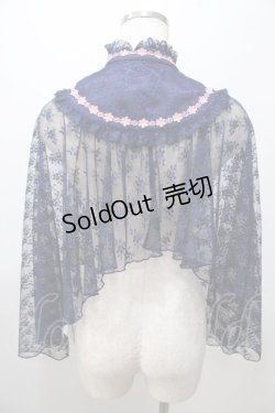 画像2: axes femme kawaii / ブルーミングレースケープ M 紺 Y-25-08-11-018-AX-JA-SZ-ZH