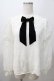 画像1: axes femme kawaii / レーシー2段パフ袖ブラウス M 白 Y-25-08-11-019-AX-BL-SZ-ZY (1)