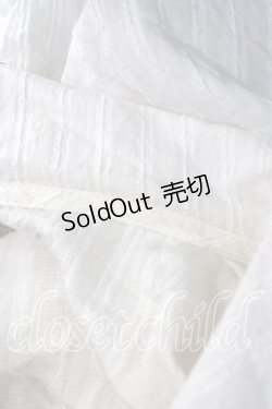 画像3: axes femme POETIQUE / ローズデザインフリルブラウス  白 Y-25-08-11-021-AX-BL-SZ-ZY