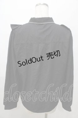 画像2: axes femme POETIQUE / バタフライ刺繍襟ブラウス M 黒 Y-25-08-11-028-AX-BL-SZ-ZY