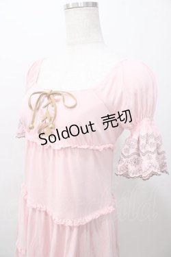 画像3: LIZ LISA / 裾刺繍オフショルチュニック 0 ピンク Y-25-08-13-036-LO-OP-SZ-ZI