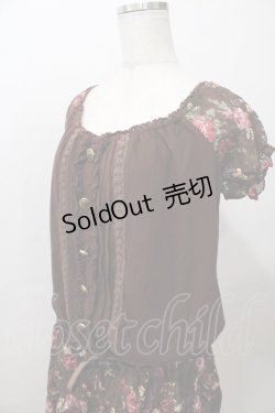 画像3: LIZ LISA / バラレースオフショルワンピース 0 ブラウン Y-25-08-13-038-LO-OP-SZ-ZY