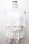 LIZ LISA / 肩あきトップス 0 オフ白 Y-25-08-13-005-LO-TO-SZ-ZY