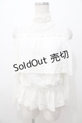 LIZ LISA / 肩あきトップス 0 オフ白 Y-25-08-13-005-LO-TO-SZ-ZY