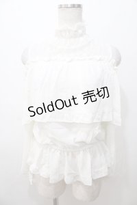 LIZ LISA / 肩あきトップス 0 オフ白 Y-25-08-13-005-LO-TO-SZ-ZY