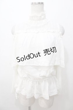 画像1: LIZ LISA / 肩あきトップス 0 オフ白 Y-25-08-13-005-LO-TO-SZ-ZY