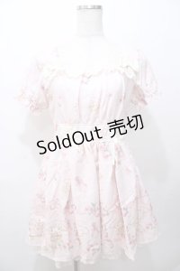 LIZ LISA / LIZ LISA×My Melodyコスメ柄ワンピース 0 ピンク Y-25-08-13-046-LO-OP-SZ-ZY