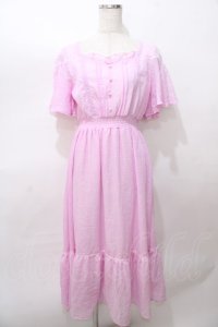 LIZ LISA / ティアードロングワンピース 0 ピンク Y-25-08-13-047-LO-OP-SZ-ZY