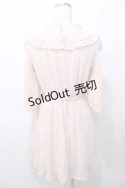 画像2: LIZ LISA / バラ刺繍肩あきワンピース 0 ピンクベージュ Y-25-08-13-048-LO-OP-SZ-ZH