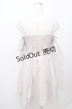 画像2: LIZ LISA / 刺繍肩あきワンピース 0 ピンク Y-25-08-13-049-LO-OP-SZ-ZI