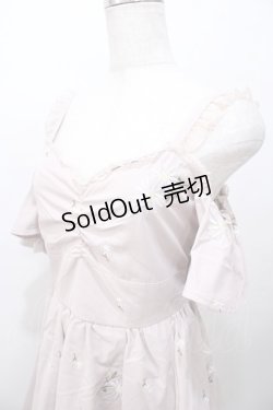 画像3: LIZ LISA / 刺繍肩あきワンピース 0 ピンク Y-25-08-13-049-LO-OP-SZ-ZI