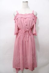 LIZ LISA / フィッシュテールロングワンピース 0 ピンク Y-25-08-13-052-LO-OP-SZ-ZY