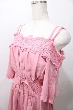 画像3: LIZ LISA / フィッシュテールロングワンピース 0 ピンク Y-25-08-13-052-LO-OP-SZ-ZY